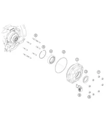 Differentialdeckel für das Getriebegehäuse 911 (991) GT3 CUP 2018 - 2019