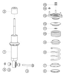 veerpoot achter 911 (991) GT3 CUP 2018 - 2019