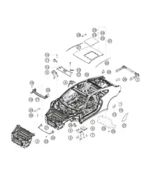 Carrocería en blanco 911 (991) GT3 CUP 2018 - 2019