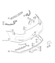 Rear-end covering 911 (991) GT3 CUP 2018 - 2019