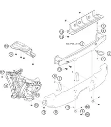 Protección térmica trasera 911 (991) GT3 CUP 2018 - 2019