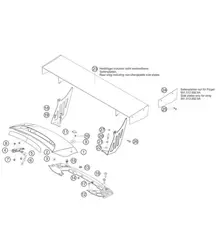 Couvercle arrière et aileron 911 (991) GT3 CUP 2018 - 2019