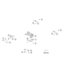 Tire pressure monitoring system 911 (991) GT3 CUP 2018 - 2019