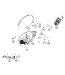 Scheinwerfer 911 (991) GT3 CUP 2018 - 2019