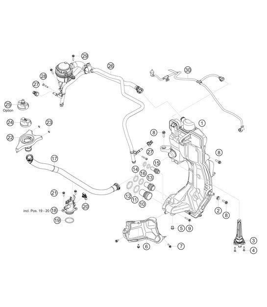 Diagram 1.1-13 Porsche 992 (911) MK1 2019-2024 Engine