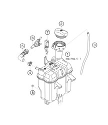 Wasserausgleichsbehälter 911 (992) GT3 CUP 2021