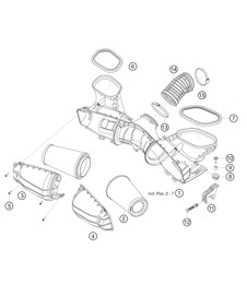 Air filter box 911 (992) GT3 CUP 2021