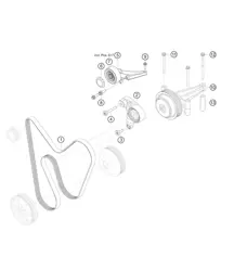 Transmission par courroie 911 (992) GT3 CUP 2021