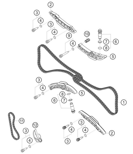 Diagram 1.1-09 Porsche 992 (911) MK1 2019-2024 Engine