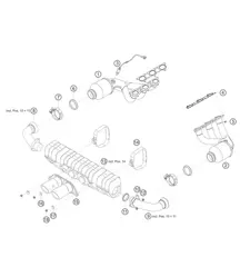 Exhaust system standard 911 (992) GT3 CUP 2021