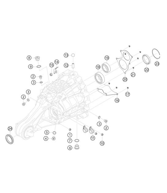 Diagram 3.3-11 Porsche Cayenne S 4.5L V8 2003>> Transmission