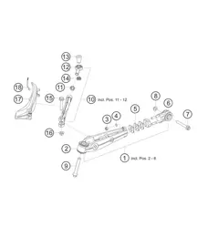 Triangle inférieur 911 (992) GT3 CUP 2021