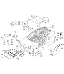 Body in white 911  (992) GT3 CUP 2021