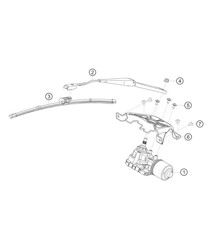 Unità tergicristallo 911 (992) GT3 CUP 2021 Unità tergicristallo 911 (992) GT3 CUP 2021