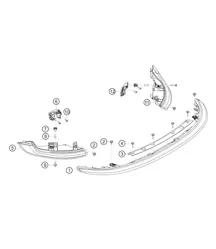 Feu arrière 911 (992) GT3 CUP 2021