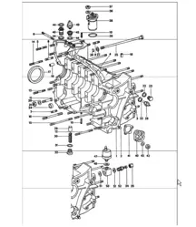 Kurbelgehäuse rechts 911 Turbo 1975-77