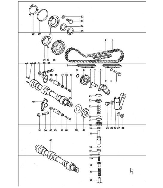 Diagram 103-10 Porsche 911 & 912 (1965-1989) Engine