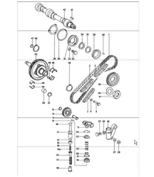 valve control right 911 TURBO 1975-77