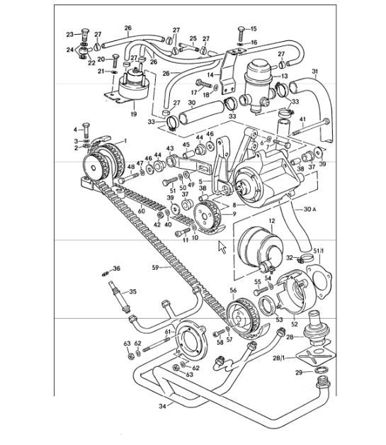 Diagram 108-00 Porsche Cayman 718C (982C) 2017>> Engine