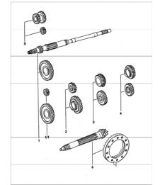 gear wheel sets 4-speed transmission gear wheel sets 4-speed transmission