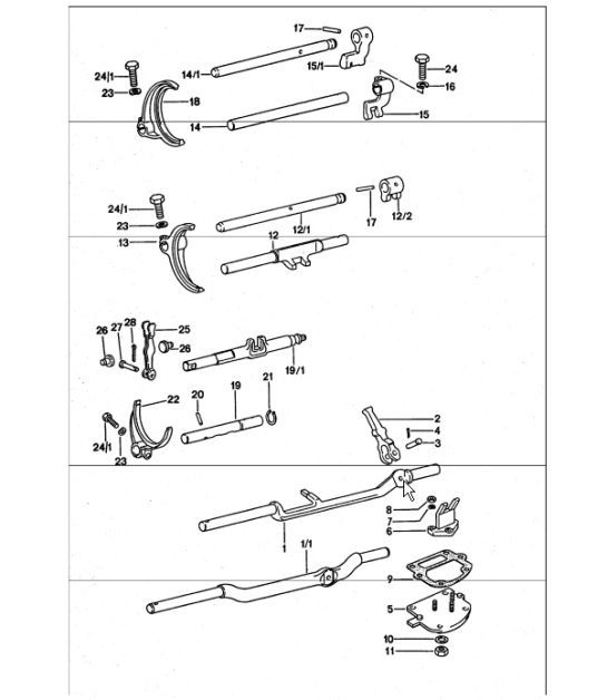Diagram 304-00 Porsche Panamera 970 MK2 (2014-2016) Transmission