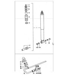 smorzatore di vibrazioni, stabilizzatore 911 TURBO 1975-77