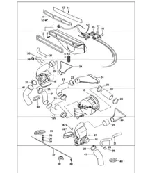ventilation heating system - 2 - 911 TURBO 1977 onwards