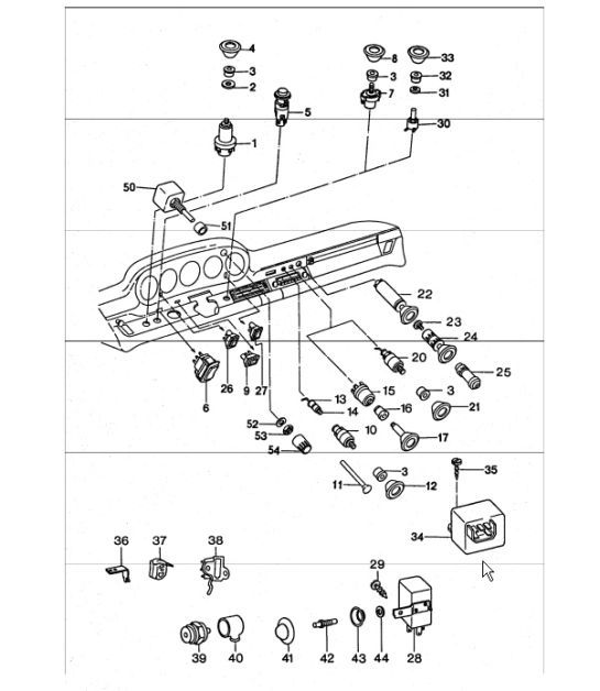 Diagram 903-05 Porsche 卡宴 9PA (955) 2003-2006 电子设备