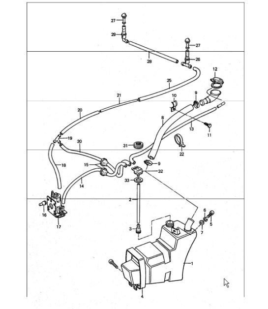 Diagram 904-30 Porsche Cayenne S V8 4.8L Petrol 400HP Electrical equipment