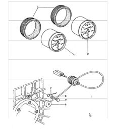 speedometer, pulse sender 911 TURBO 1975-77 speedometer, pulse sender 911 TURBO 1975-77