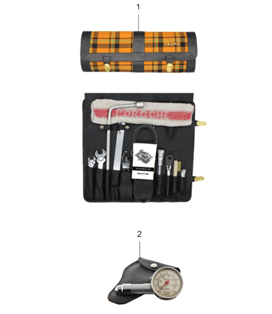 Diagram 001-000 Porsche 964 (911) C4 1989-93 Accessories & others 