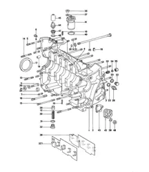 Kurbelgehäuse - RECHTS - 914-6 1970-76