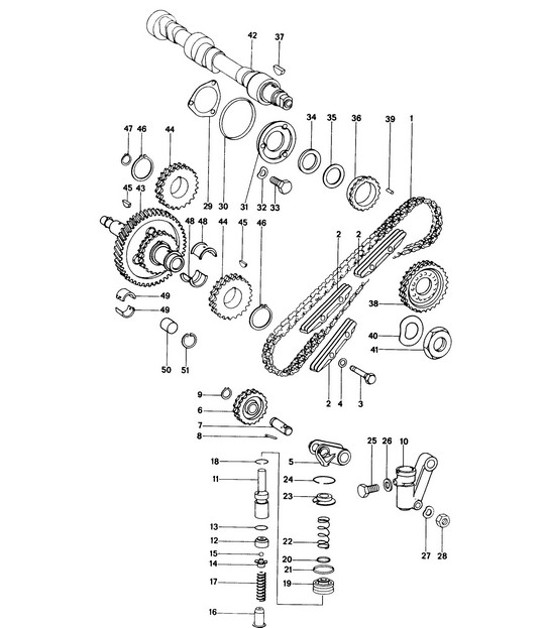 Diagram 103-015 Porsche Cayman S 3.4L 987C 2005-08 Engine