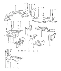 Engine cover / Air guide 914 1970-76