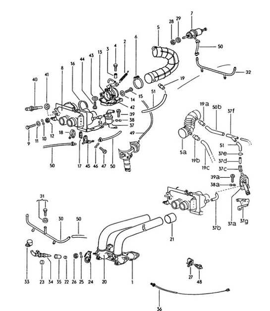 Diagram 117-010 Porsche Cayman 987C/981C (2005-2016) Engine