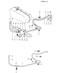 Tubería de combustible 914 1975>>