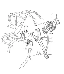 Rilascio frizione 914 1970-76