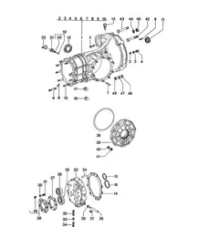 Ersatzgetriebe / Getriebegehäuse 914 1970-76
