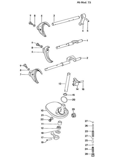 Diagram 304-005 Porsche 991 (911) MK2 2016-2019 Transmission