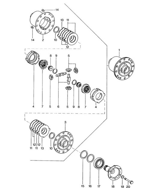 Diagram 305-005 Porsche Cayenne Coupe Turbo S E-Hybrid V8 4.0L 550Hp 