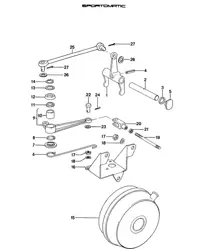 Kupplungsausrücker 914-6:SPM 1970-76