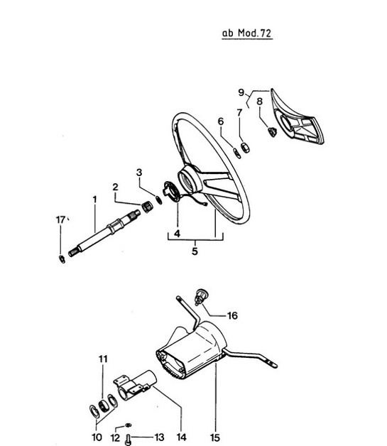 Diagram 403-010 Porsche Cayenne Turbo S V8 4.8L Petrol 550HP Front Axle, Steering 
