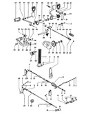 Hand Lever System, Pedal Cluster  914 (1970-1976)