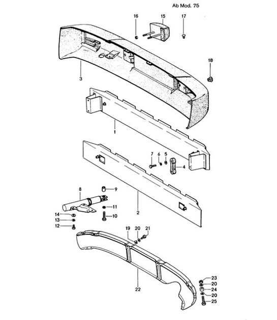 Diagram 802-010 Porsche 914 (1970-1976) Body
