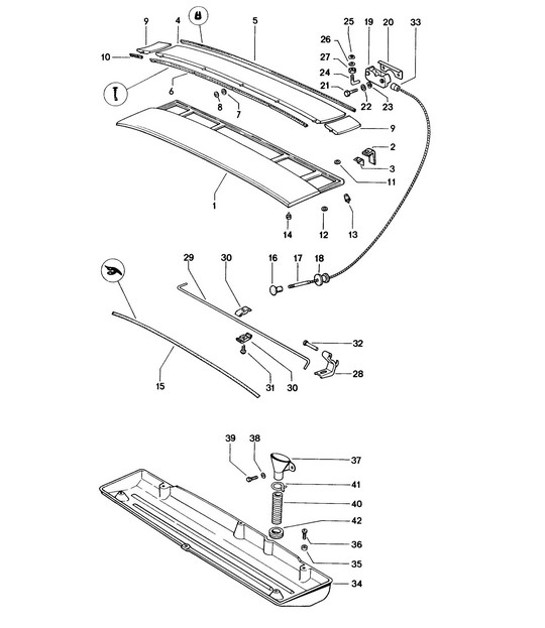 Diagram 803-005 Porsche 997 (911) MK1 2005-2008 Body