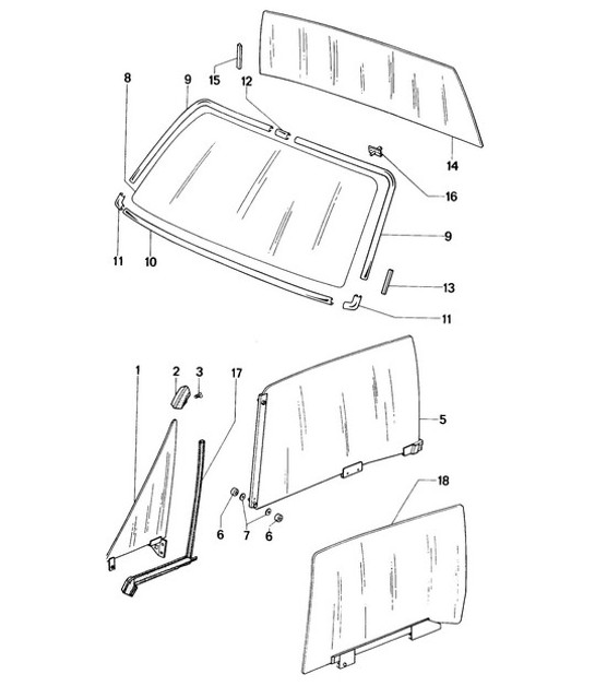 Diagram 805-000 Porsche Cayenne 3.6L 2007>> Body