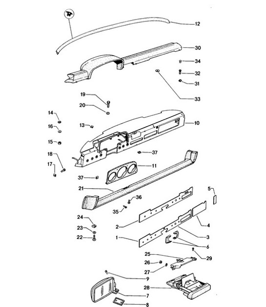 Diagram 809-000 Porsche Cayenne 3.6L 2007>> Body
