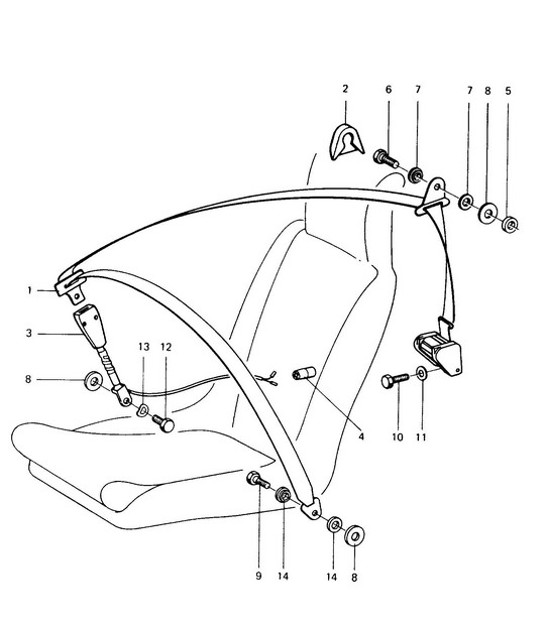 Diagram 812-000 Porsche Cayenne 3.2L V6 2003>> Body