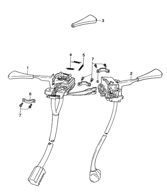 Diagram 903-010 Porsche 356B 1959-63 Electrical equipment