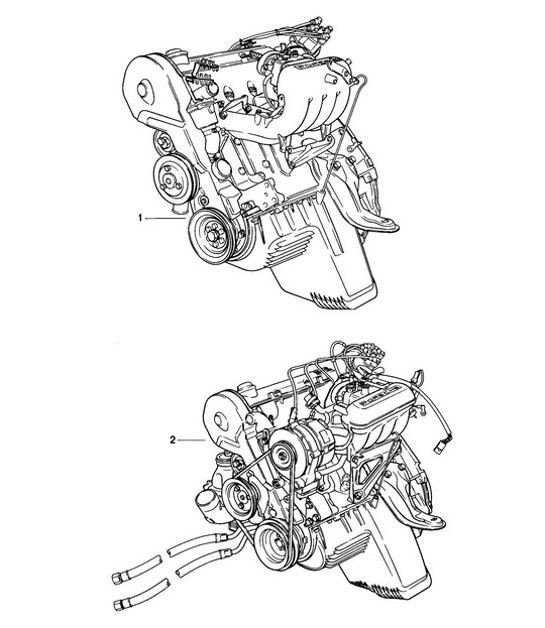 Diagram 101-000 Porsche Panamera 4S V8 4.8L Engine
